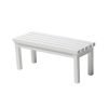 White bench